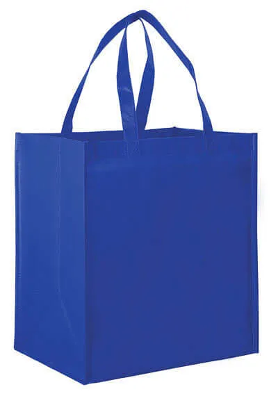 Wholesale Gloss Laminated Designer Grocery Tote Bag with Poly Board Insert - LN131015