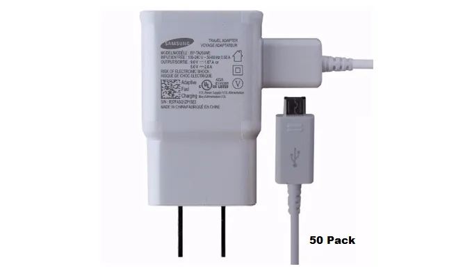 WHOLESALE PRICING: 25 to 100 Pack - Samsung Fast Charger   Charging Cable (Final Sale)!