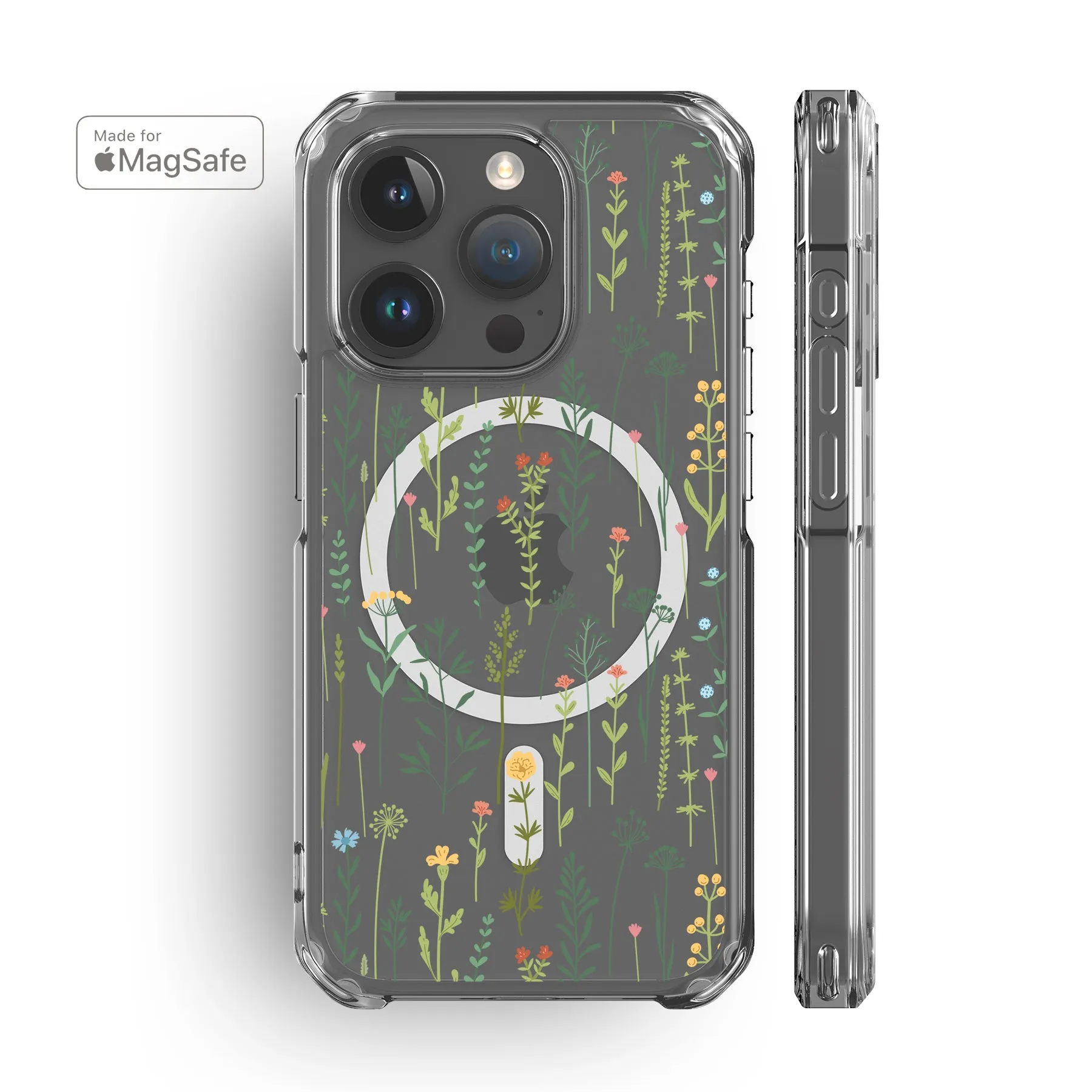 Wildflowers Clear MagSafe iPhone Case