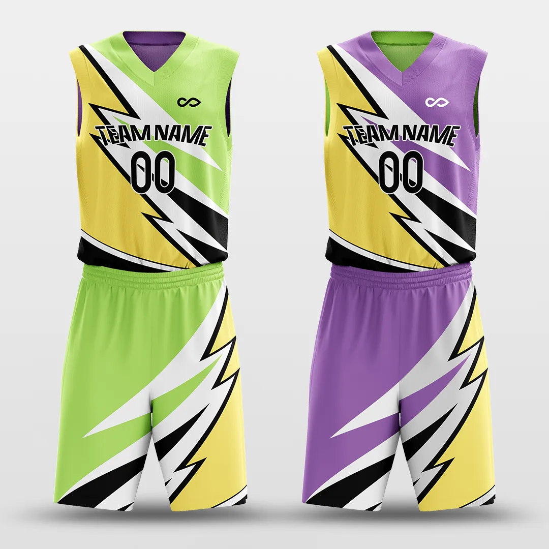 Windstorm - Customized Reversible Sublimated Basketball Set