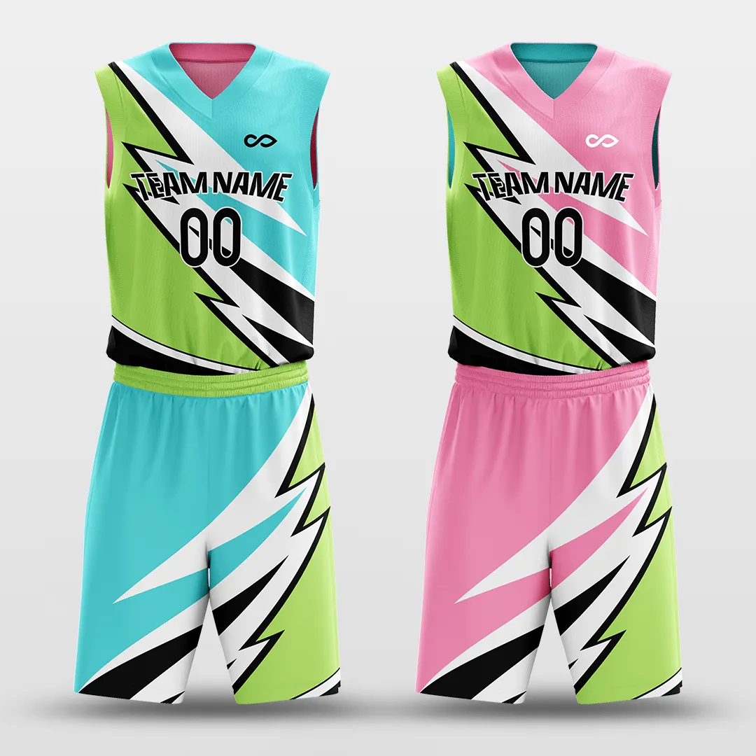 Windstorm - Customized Reversible Sublimated Basketball Set