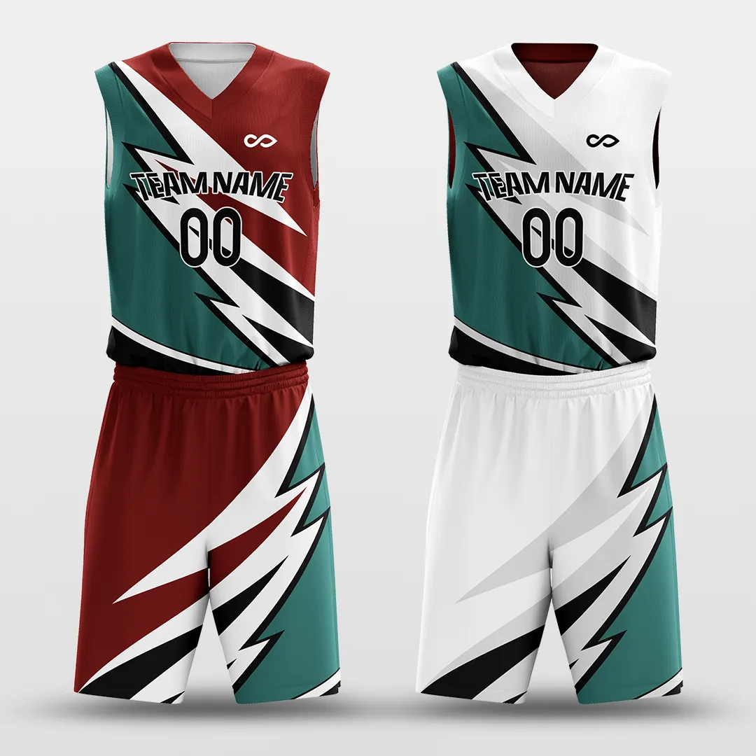 Windstorm - Customized Reversible Sublimated Basketball Set