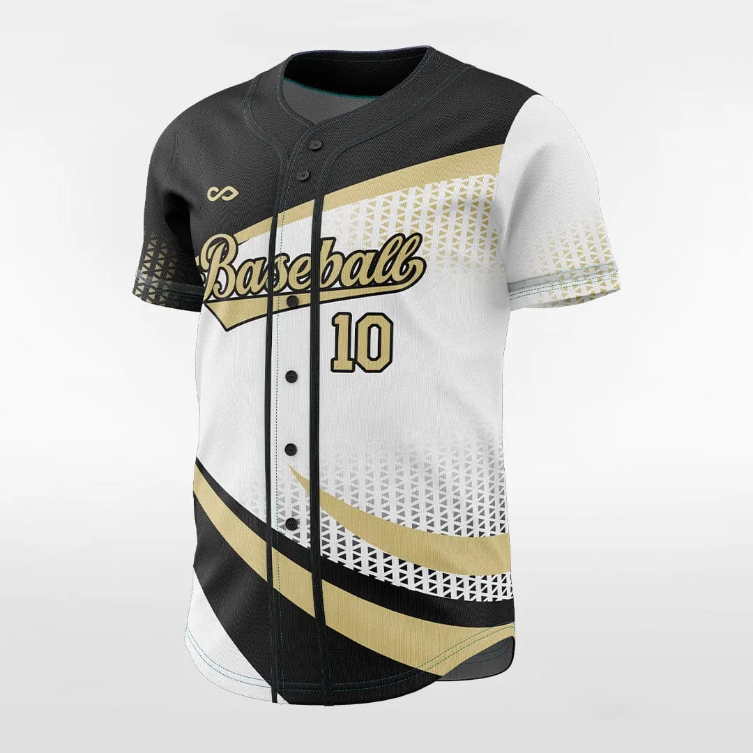 Winner - Customized Men's Sublimated Button Down Baseball Jersey