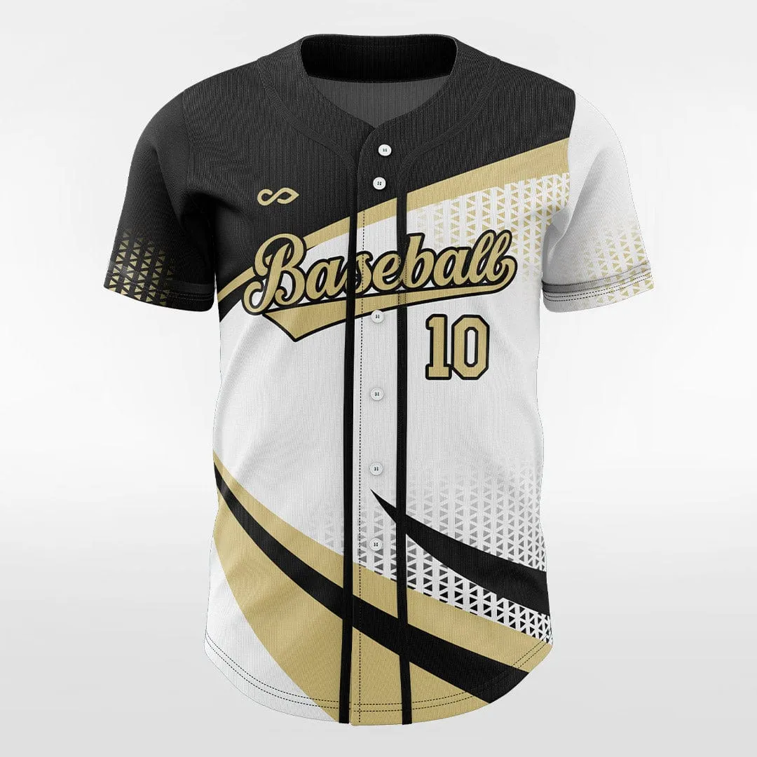 Winner - Customized Men's Sublimated Button Down Baseball Jersey