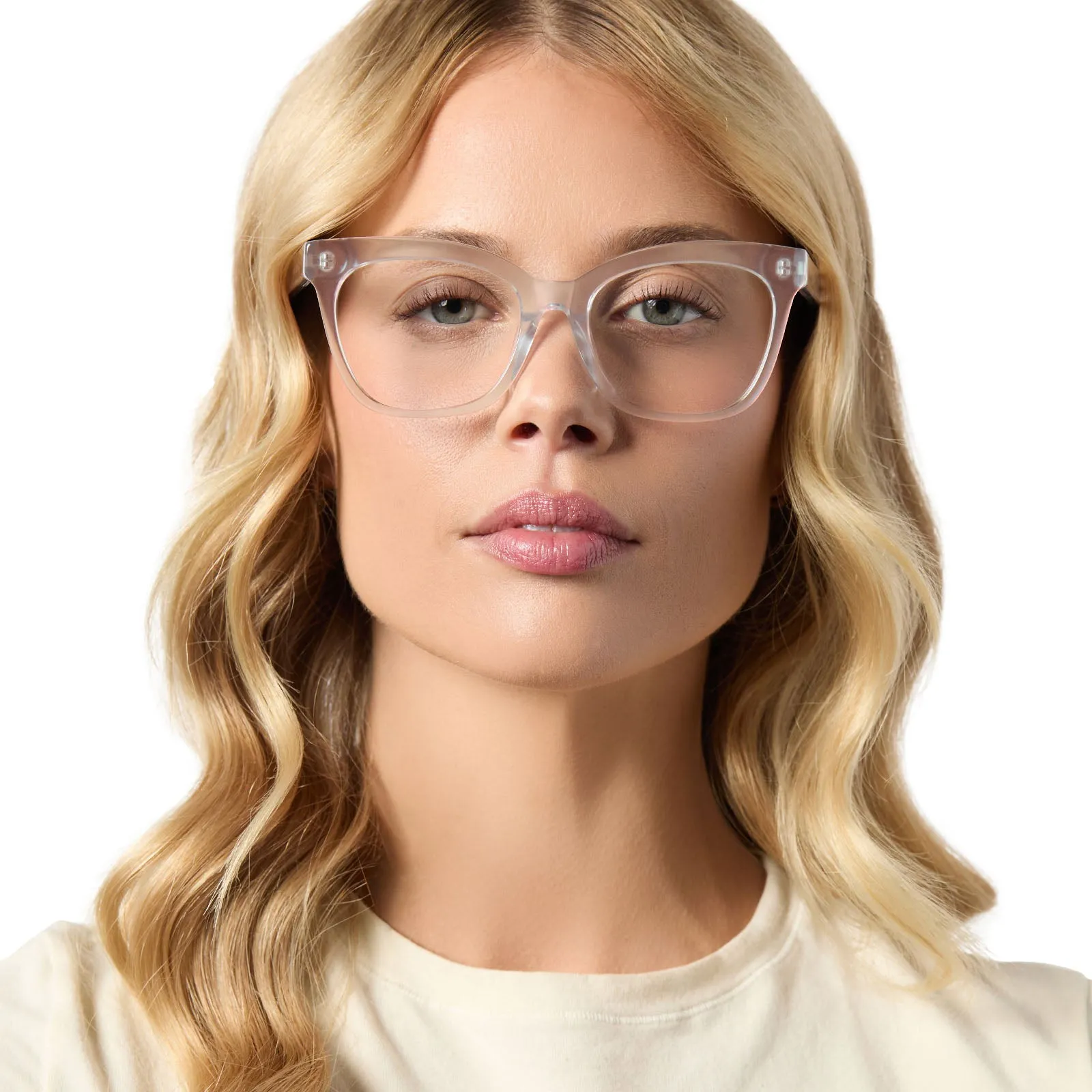 WINSTON - OPALESCENT PINK   PRESCRIPTION GLASSES