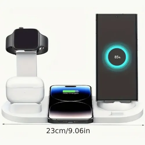 Wireless Charger for Fast Charging Is Suitable for IPhone/iWatch/AirPods.