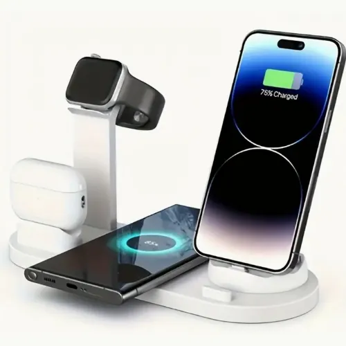 Wireless Charger for Fast Charging Is Suitable for IPhone/iWatch/AirPods.