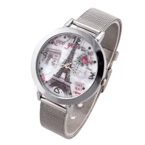 Women Watches Flower Tower Dial Vintage Watch Lady Quartz Wristwatches