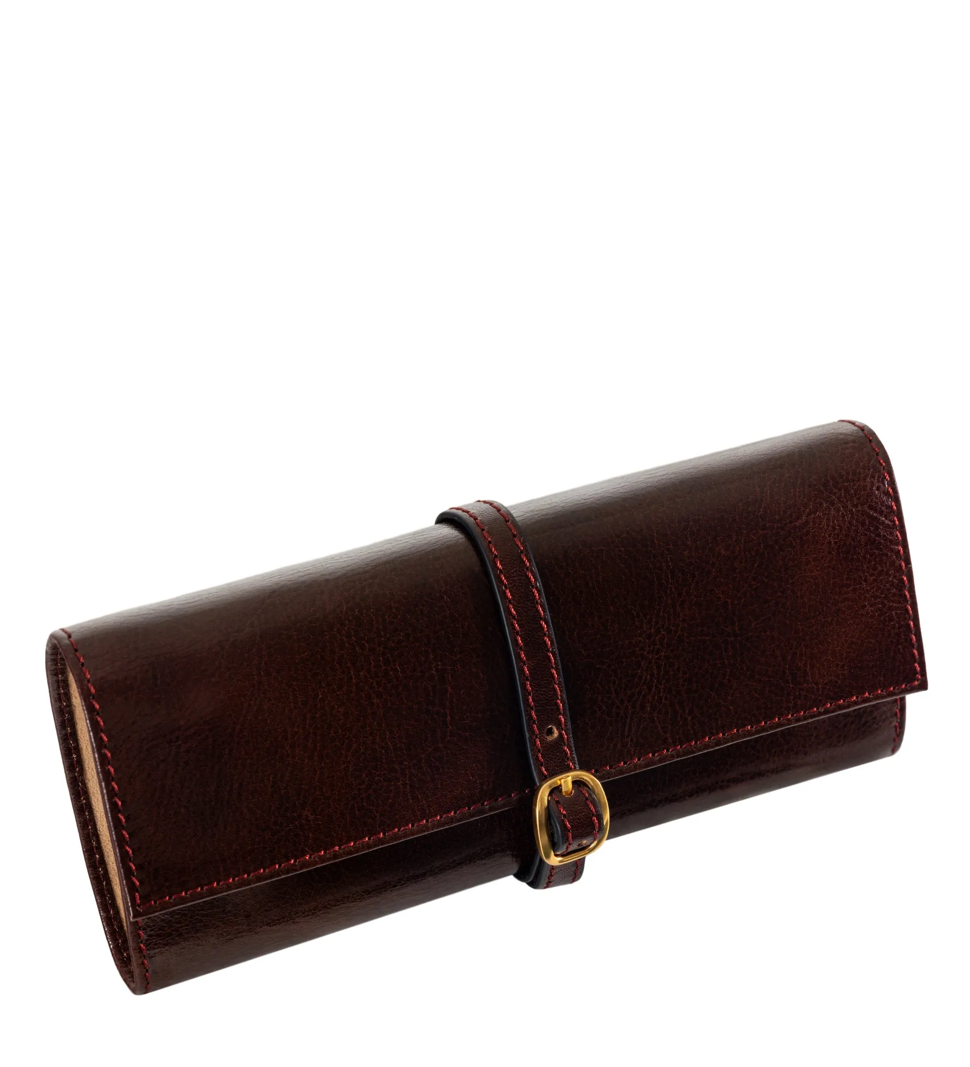 Womens Leather Jewelry Travel Case - Madame Bovary