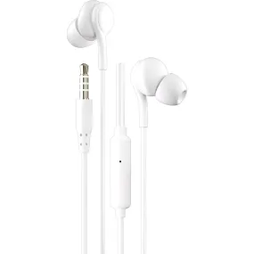 XCD XCD23003 Wired In-Ear with Mic Headphones (White)