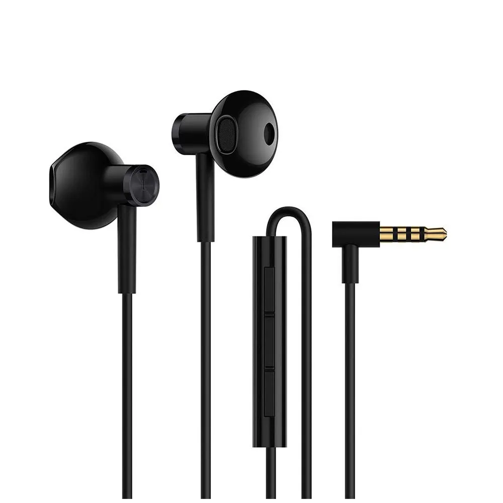 Xiaomi Mi Dual Driver Earphones Global 3.5mm Jack Black