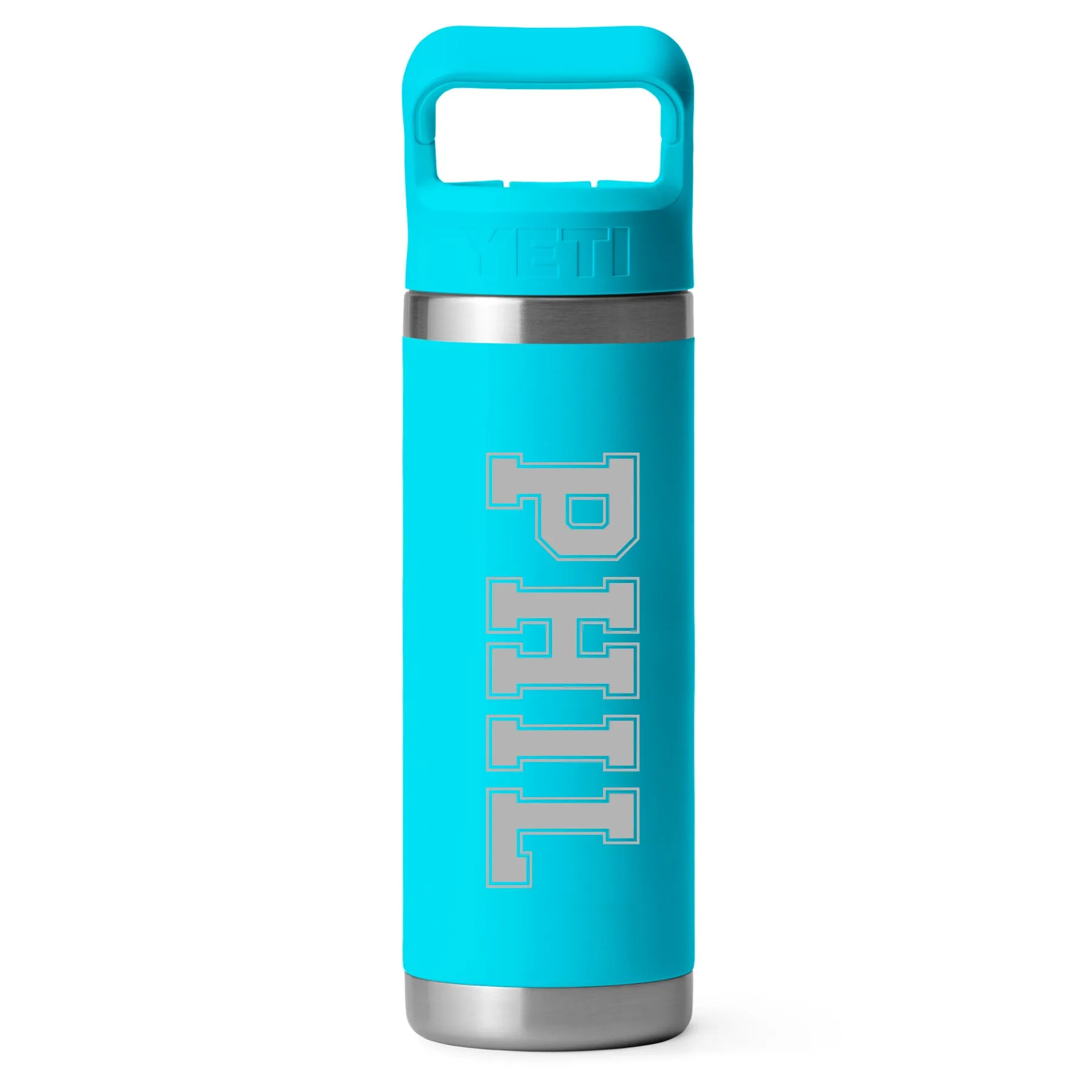 YETI Rambler 532 ml (18 oz) Bottle with colour matched straw lid - CUSTOMIZED