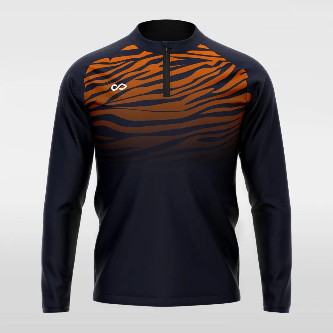 Zebra - Customized Men's Sublimated 1/4 Zip Jacket