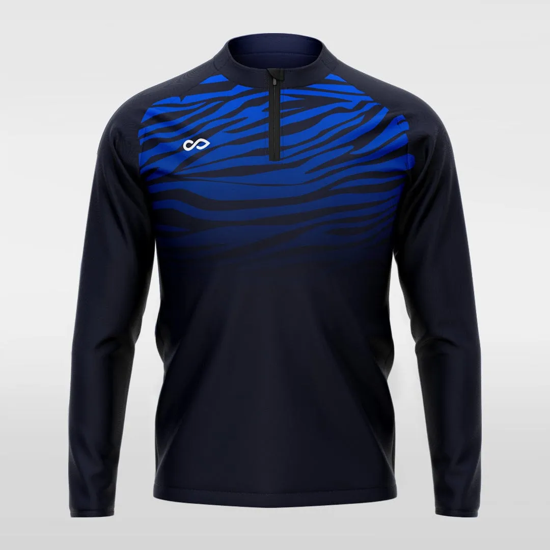 Zebra - Customized Men's Sublimated 1/4 Zip Jacket