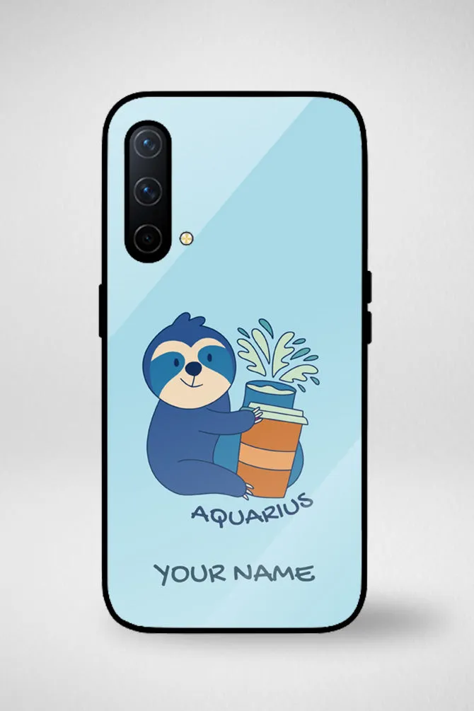 Zodiac Aquarius Customized Glass Mobile Case - iPhone, Samsung & OnePlus