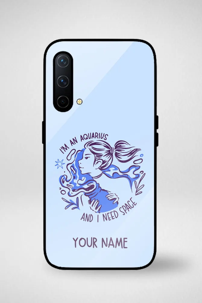 Zodiac Aquarius Customized Glass Mobile Case - iPhone, Samsung & OnePlus