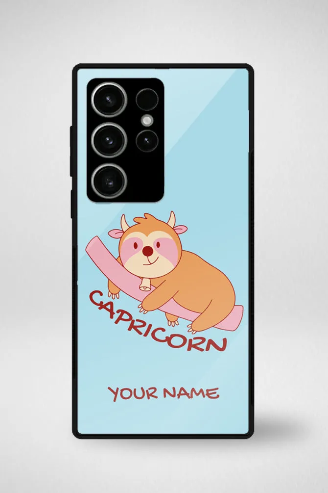 Zodiac Capricorn Customized Glass Mobile Case - iPhone, Samsung & OnePlus