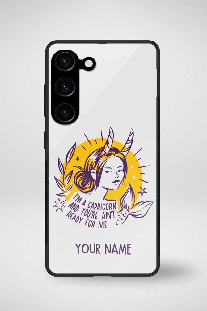 Zodiac Capricorn Customized Glass Mobile Case - iPhone, Samsung & OnePlus