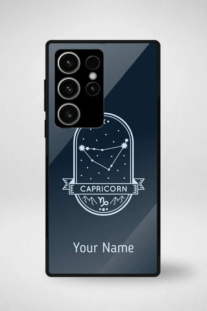 Zodiac Capricorn Customized Glass Mobile Case - iPhone, Samsung & OnePlus