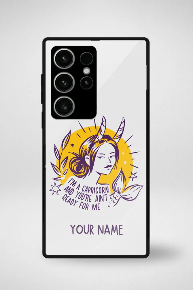 Zodiac Capricorn Customized Glass Mobile Case - iPhone, Samsung & OnePlus