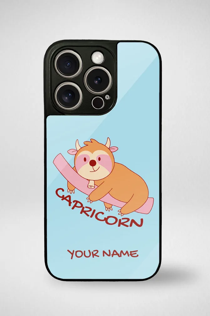 Zodiac Capricorn Customized Glass Mobile Case - iPhone, Samsung & OnePlus