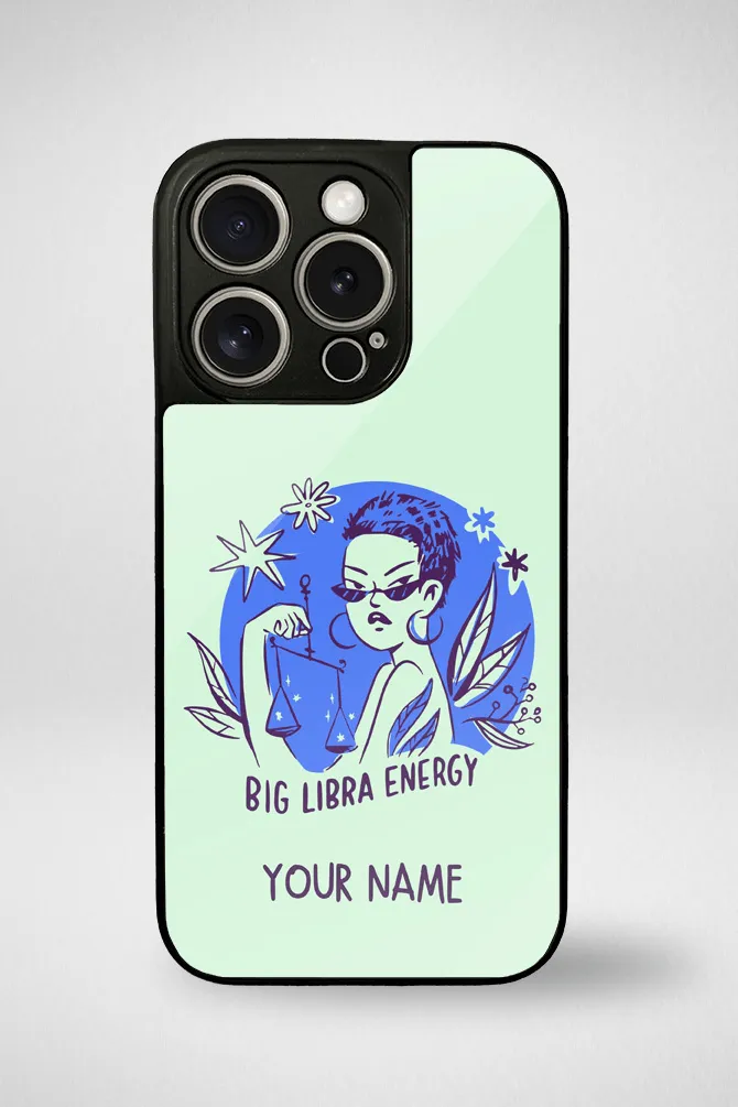 Zodiac Libra Customized Glass Mobile Case - iPhone, Samsung & OnePlus