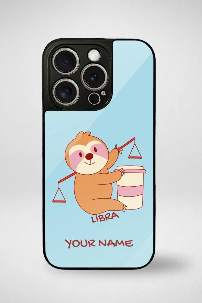 Zodiac Libra Customized Glass Mobile Case - iPhone, Samsung & OnePlus