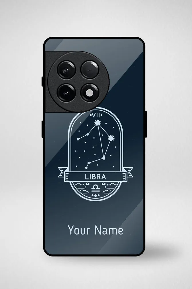 Zodiac Libra Customized Glass Mobile Case - iPhone, Samsung & OnePlus